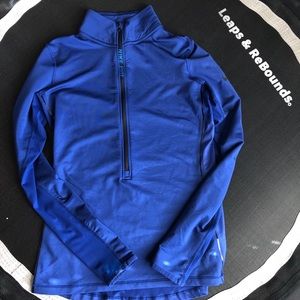 Blue Nike Pro Running Sweater